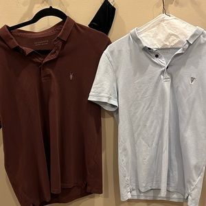 2 allsaints polos